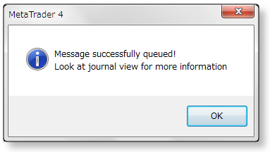 Test-Succesful-Message