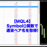 mql4-Symbol