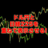 MT4でドル円と日経225を重ねて表示する無料インジケーターや表示方法を解説!